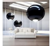Giganti Carta Da Parati Fotografica 400 x 280 cm, Architettura Moderna Sfera Di Vetro Temi Poster Murale Decorazione par Ristorante Soggiorno Tv Parete Camera Letto, Grigio Chiaro Carta Da Parati
