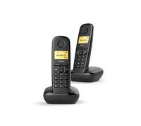 Gigaset 270 Duo Nero Gigaset A270 Duo: include telefono cordless A270 + 1 supplementare