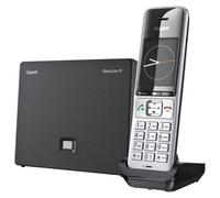 BasicLine IP + COMFORT 500HX - Base per telefonia via Internet, abbinata a un ricevitore HX, qualità vocale HD, Made in Germany, argento-nero [Compatibile in DE, IT, FR, NL, BE, ES, CHE]
