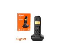 GIGASET A170 CORDLESS SVEGLIA 200H STANDBY 18H IN CONVERSAZIONE 80 CONTATTI BLAC