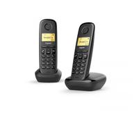 Gigaset A170 Duo Telefono analogico/DECT Identificatore di chiamata Nero