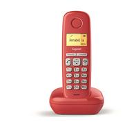 Gigaset A170 Telefono Portatile, Ampio Display Illuminato, Lista Chiamate Effettuate, Ricevute e Perse, Rosso [ITALIA]