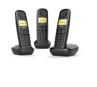 Gigaset A170 Trio Telefono analogico/DECT Identificatore di chiamata Nero