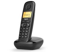 Telefono Cordless Gigaset A270 con Vivavoce e Display da 1.5 Pollici Nero
