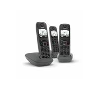 SIEMENS Gigaset AS490 Trio Telefono analogico-DECT Identificatore di chiamata Nero