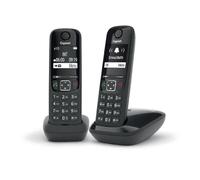 Gigaset AS690 Duo - Telefono fisso wireless - 2 telefoni - Nero