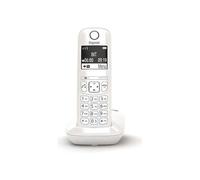 Gigaset AS690 - Telefono fisso wireless con ampio display retroilluminato per un display ultra leggibile, funzione blocco chiamate - bianco [versione francese]