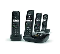 Gigaset AS690A Telefono fisso Quattro Nero [Versione Italiano]