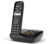 CORDLESS SIEMENS GIGASET AS690A BLACK VIVAVOCE CON SEGRETERIA