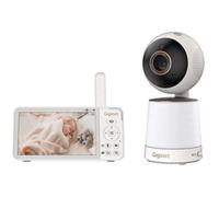 Gigaset Baby 500 Video - Video baby monitor HD con trasmissione video - Tecnologia FHSS sicura - Schermo LCD IPS da 5" - Lunga durata della batteria - Modalità di visione notturna a colori - Cream