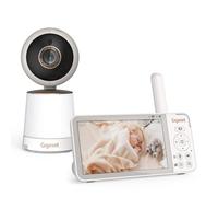 Gigaset BABY 500 Video - Videocamera con trasmissione video HD -Tecnologia FHSS sicura-Schermo LCD IPS da 5"-lunga durata della batteria-modalità visione notturna,Cream White/Bronze[Versione Italiana]