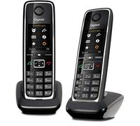 Gigaset C530 Duo Analog/DECT telephone Identificatore di chiamata Nero
