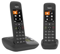 Gigaset C575A Duo Telefono analogico/DECT Identificatore di chiamata Nero (C575A Duo Analog/Dect - Telephone Caller Id Black - Warranty: 12M) - Versione UK