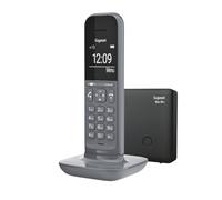 Gigaset CL390A Telefono analogico/DECT Identificatore di chiamata Grigio