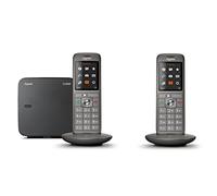 Gigaset CL660 Duo Analog/DECT telephone Identificatore di chiamata Grigio [Versione Francia]