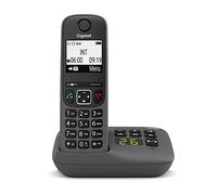 Gigaset cordless AS490 con segreteria | Nero