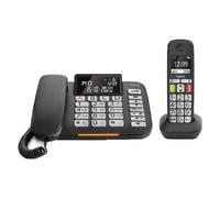 Gigaset DL780 Plus Duo Telefono a Filo + Cordless Nero
