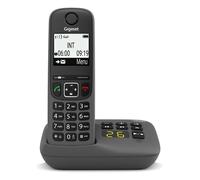 Gigaset Cordless Singolo AS SERIES As490A (Ricaricabile) Black S30852 H2830 K133
