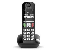 Gigaset Cordless Singolo E SERIES E270 (Ricaricabile) Black S30852 H2816 K131