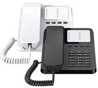 Gigaset DESK 400 - Telefono da tavolo o parete - Telefonare in Modo Semplice - Selezione DTMF o a Impulsi Regolabile, Bianco [Versione Italiana]