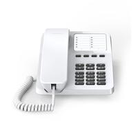 Gigaset Desk 400 Bianco Telefono Corded Compatibile Centralini Telefonici E Apparecchi Acustici