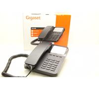 GIGASET DESK 400 Telefono Filaire Da Ufficio Nero - NEUF