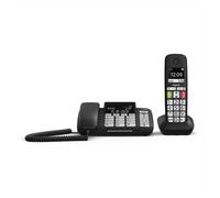 Gigaset DL780 Plus Duo Telefono a Filo + Cordless Nero