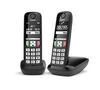 SIEMENS TELEFONO CORDLESS GIGASET E270 DUO NERO (L36852-H2816-K131)**PUOI PAGARE ANCHE ALLA CONSEGNA!!!**