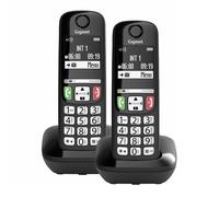 SIEMENS TELEFONO CORDLESS GIGASET E270 DUO NERO (L36852-H2816-K131)**PUOI PAGARE ANCHE ALLA CONSEGNA!!!**