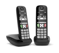 SIEMENS TELEFONO CORDLESS GIGASET E270 DUO NERO (L36852-H2816-K131)**PUOI PAGARE ANCHE ALLA CONSEGNA!!!**