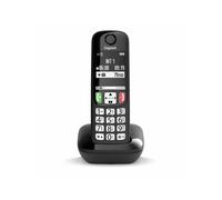 CORDLESS SIEMENS GIGASET E270 BLACK VIVAVOCE TASTI GRANDI ILLUMINATI