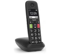 Gigaset E290 DECT Wireless Telephone - grande schermo in B/N - tasti con numeri grandi - volume con funzione amplificatore - Gr