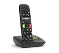 Gigaset E290A BLACK Telefono analogico/DECT Nero Identificatore di chiamata