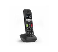 Gigaset E290HX - Telefono Portatile Aggiuntivo - Tasti Grandi - Vivavoce, Nero [Compatibile in IT, FR, NL, BE, CHE, AUT] [Senza Base]