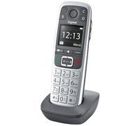 Gigaset E560HX Analog/DECT telephone Identificatore di chiamata Grigio, Argento, S30852-H2766-B101