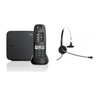 Gigaset E630 + Freemate DH011C (Jack 2.5 mm) Telefono cordless resistente IP65 speciale per utilizzo intensivo in ambienti "estremi": resistente a