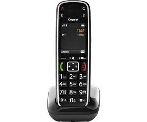 Gigaset E720 Telefono analogico/DECT Nero Identificatore di Chiamata E720, Telefono analogico/DECT, Cornetta Wireless, 200 Voci, Identificatore di Chiamata, Short Message Service (SMS), One size [Versione tedesca]