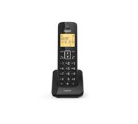Gigaset Essential 300 Nero Telefono Cordless DECT Telefono cordless DECT con display illuminato da 1,8", funzione vivavoce, blocco delle chiamate,