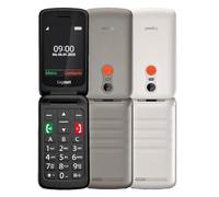 Gigaset GL595 Flip Cellulare - Facile da usare per anziani, tasti grandi e pulsante di emergenza SOS - Resistente alla polvere e agli spruzzi d'acqua Classe di protezione IP44 senza contratto