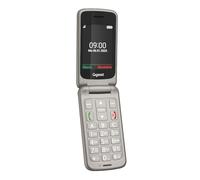 Gigaset GL595 Klapphandy mit SOS-Taste, 2,8 Zoll-Farbdisplay, Titanium | Tasti grandi, resistente a polvere e spruzzi, senza contratto