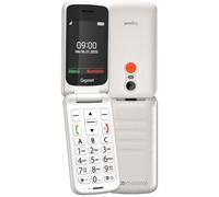 GIGASET GL595 TELEFONO CELLULARE SENIOR CLAMSHELL DISPLAY 2.8" BIANCO