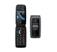 Gigaset GL7 - Telefono cellulare per anziani con WhatApp e funzione SOS - facile da usare con pulsanti grandi, suonerie forti, compatibile con gli apparecchi acustici, Bluetooth - 4G, nero