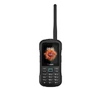Gigaset GLX 8 - Robusto telefono cellulare da esterno - antipolvere e impermeabile IP68 classe di protezione - Dual SIM - senza contratto - Bluetooth 5.0 - display LCD da 2,4 pollici, nero/arancione