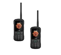 Gigaset GLX 8 - Robusto telefono cellulare da esterno - antipolvere e impermeabile IP68 classe di protezione - Dual SIM - senza contratto - Bluetooth 5.0 - display LCD da 2,4 pollici, nero/arancione
