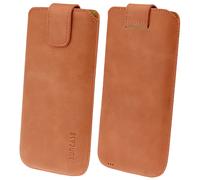 Gigaset GS270 Custodia In Vera Pelle Case Cover Etui Per Smartphone