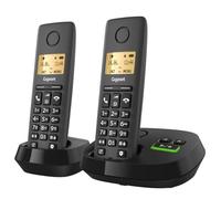 Gigaset Pure 120A Duo Telefono Cordless con Segreteria, Nero Antracite