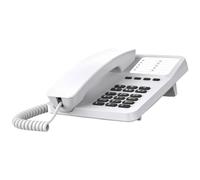 Telefono Gigaset DESK 400 Bianco 10 contatti cablato compatto