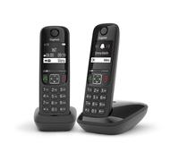 GIGASET WIRELESS PHONE AS690 DUO BLACK L36852-H2816-D201