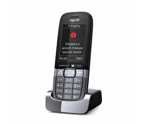 Gigaset SL850H PRO Telefono DECT compatto ed elegante con display a colori, Bluetooth 5.1, funzioni di sicurezza personali e batteria ecologica AAA