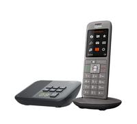 Gigaset CL660A - Telefono cordless - segreteria telefonica con display del numero del chiamante - DECTGAP - nero, antracite
